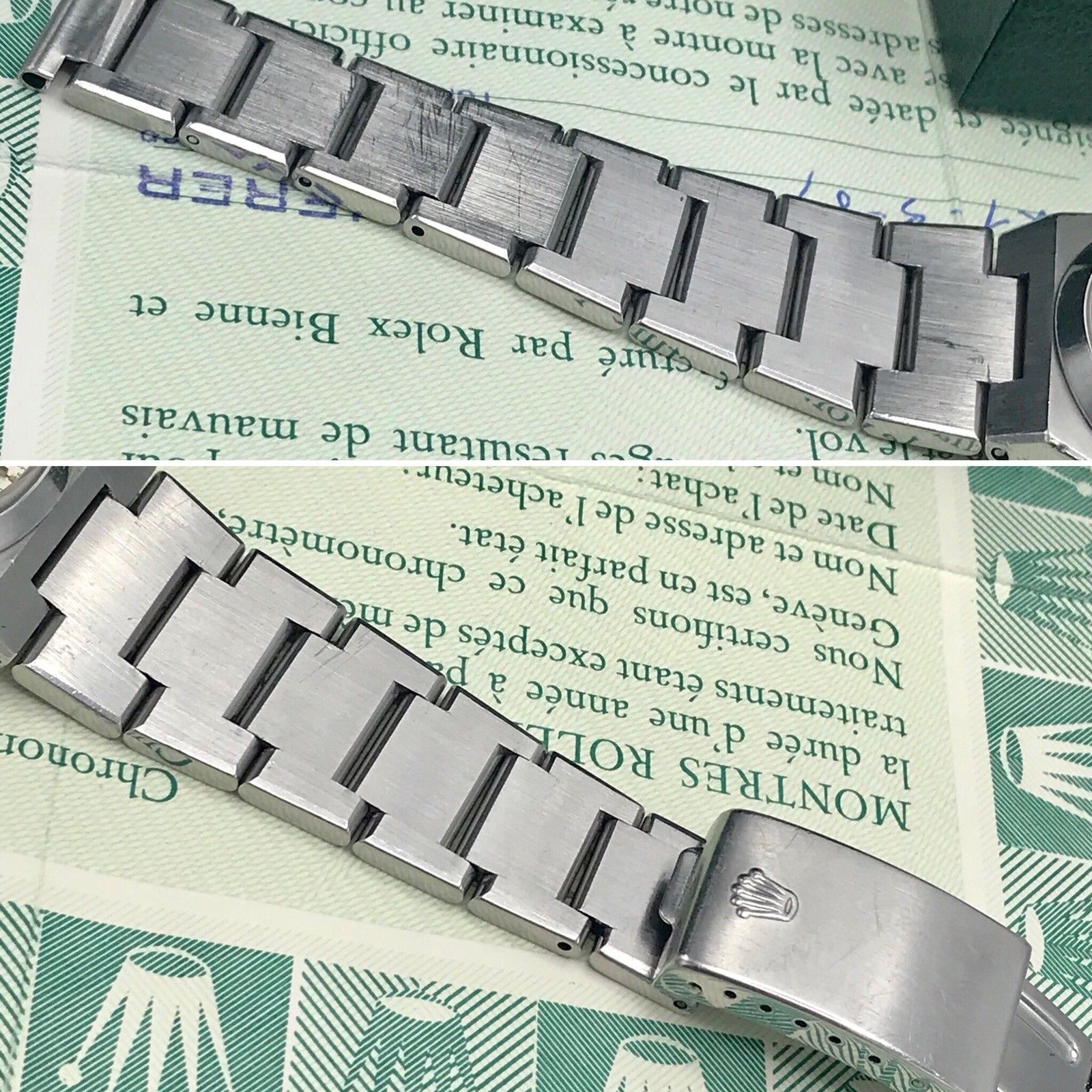 Vintage Rolex DateJust Oyster quartz 17000 Unpolished With box & Papers