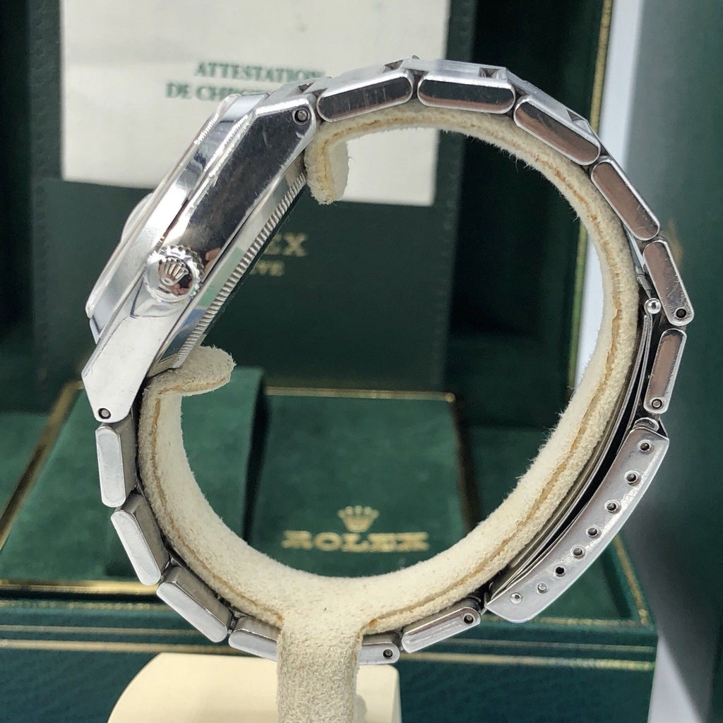 Vintage Rolex DateJust Oyster quartz 17000 Unpolished With box & Papers
