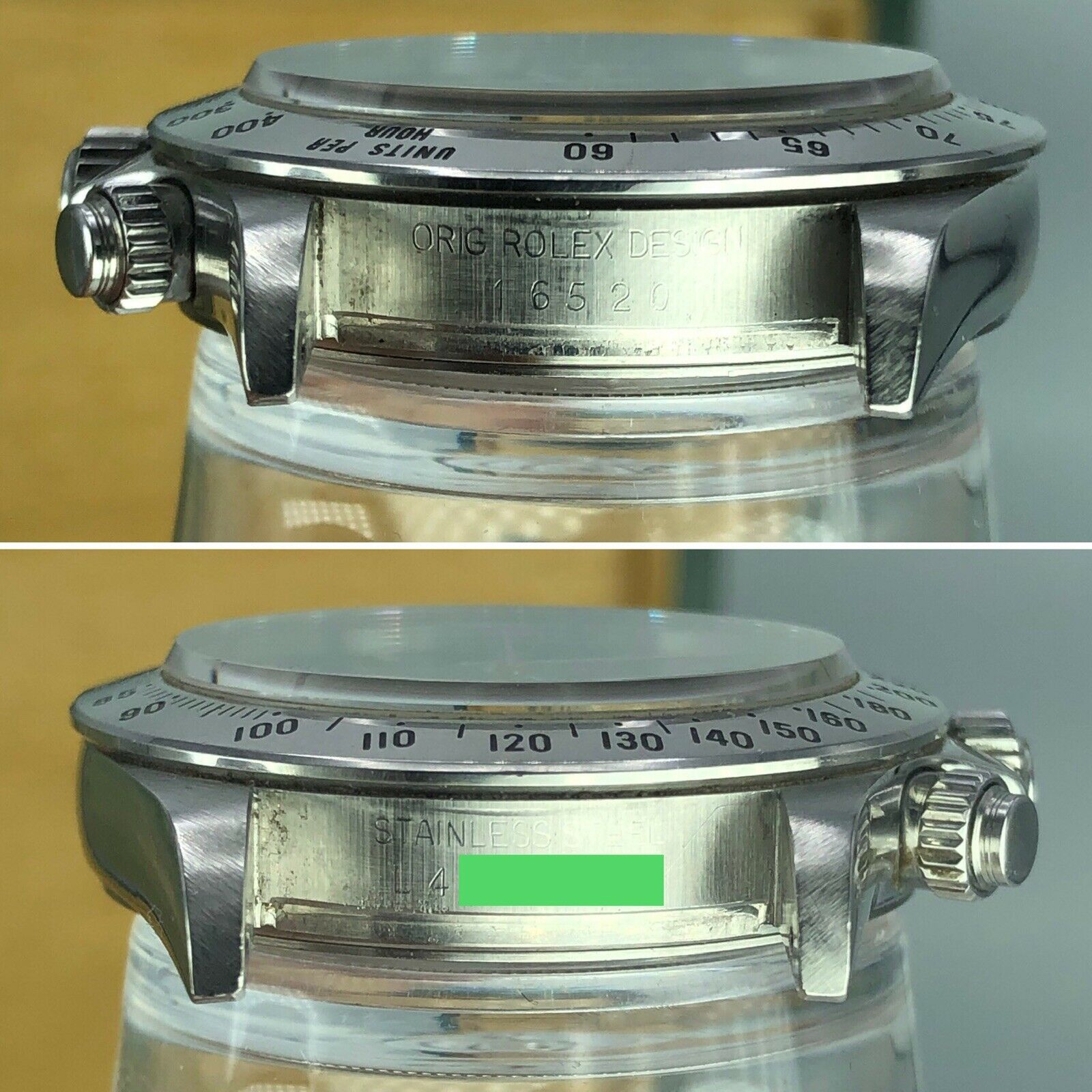 Vintage Rolex Daytona 16520 Patrizzi Inverted 6 Dial zenith 1989 L4 Serial W Box
