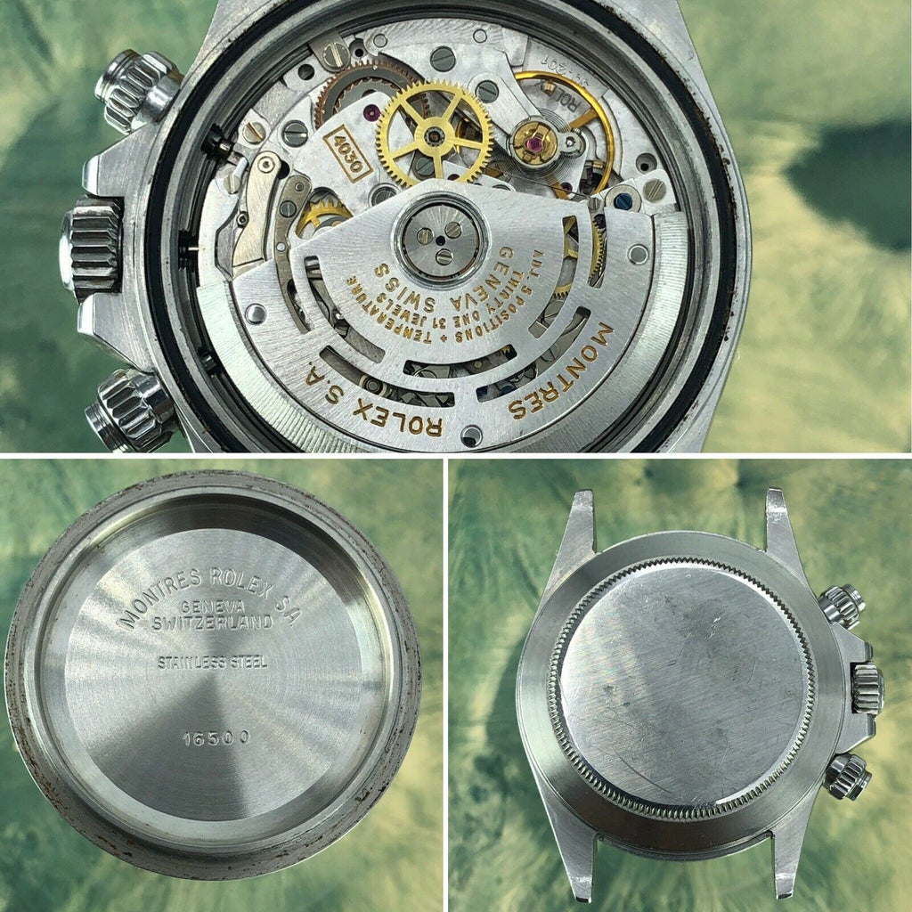 Vintage Rolex Daytona 16520 Patrizzi Inverted 6 Dial zenith 1989 L4 Serial W Box