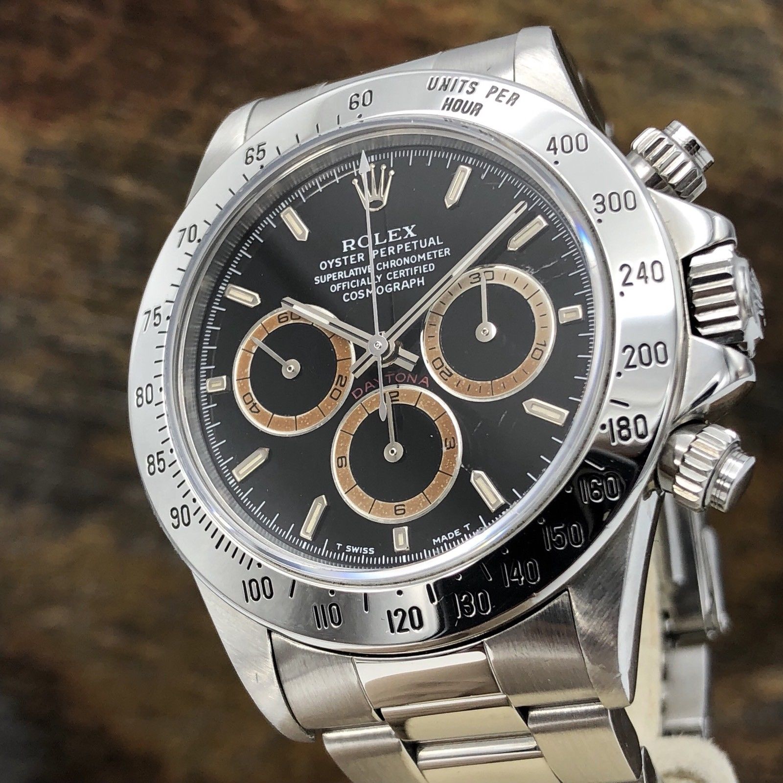 Vintage Rolex Daytona 16520 Zenith 1993 S Serial Extra Patrizzi Dial