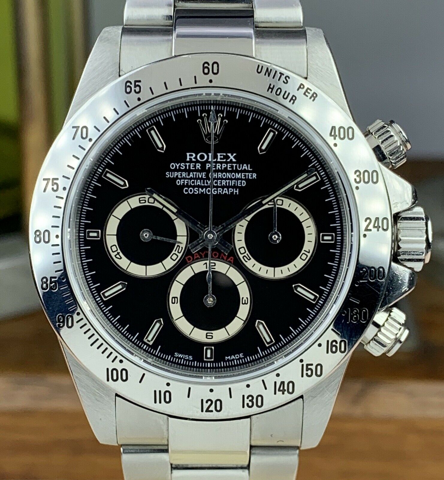 Vintage Rolex Daytona 16520 zenith Last Generation P Serial 2000 Unpolished