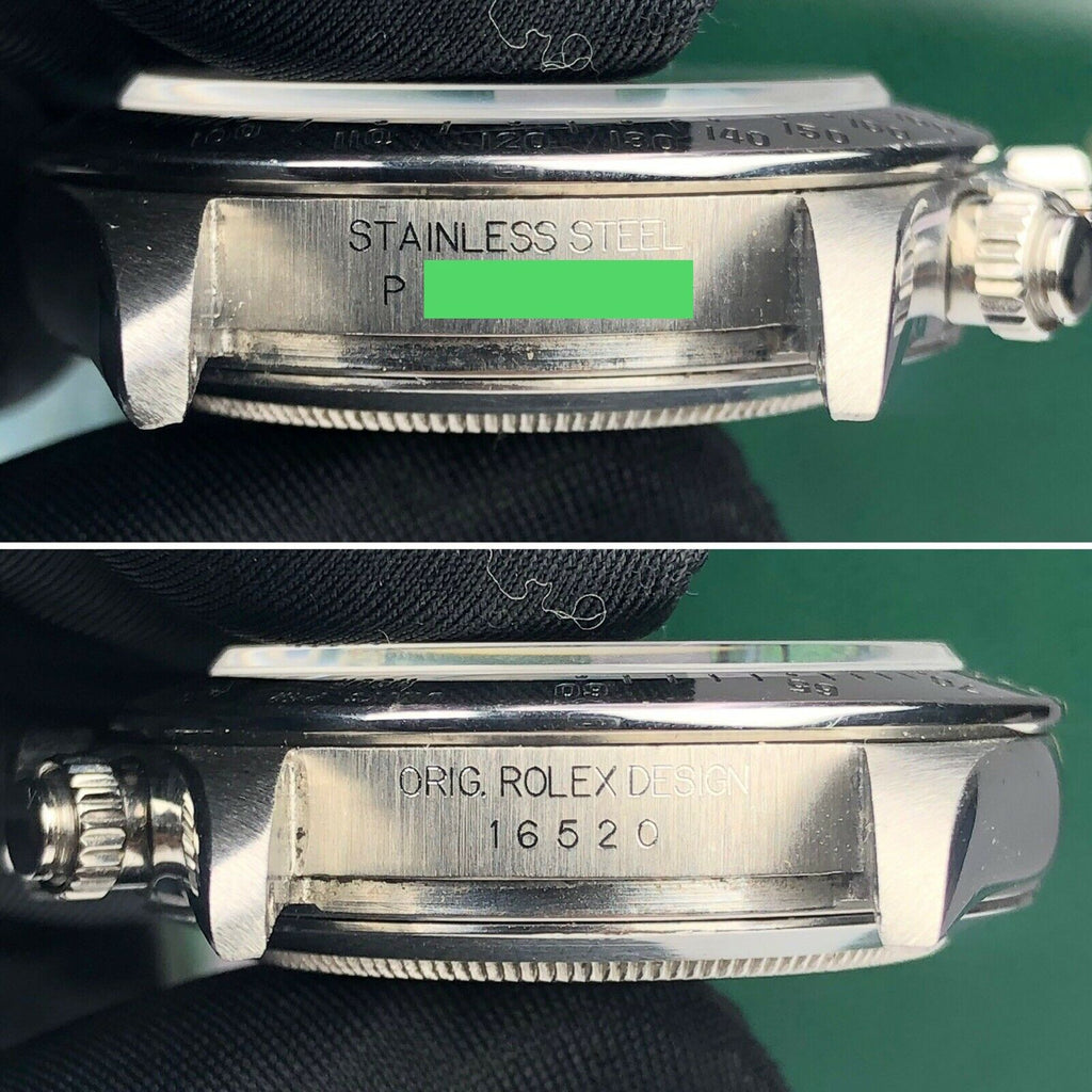 Vintage Rolex Daytona 16520 zenith Last Generation P Serial 2000 Unpolished