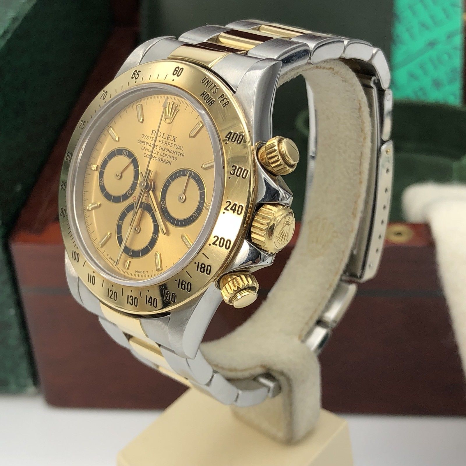 Vintage Rolex Daytona 16523 1993/4 N Serial Full Set Box Papers