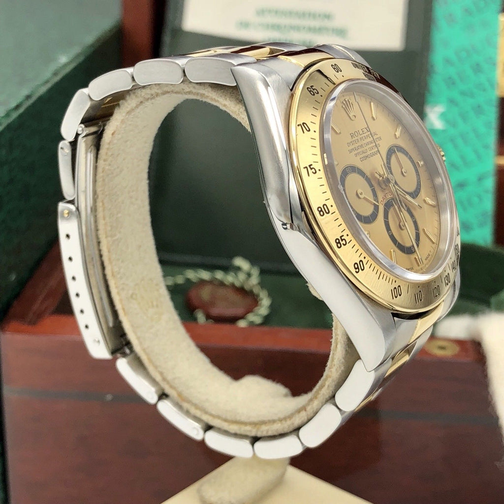 Vintage Rolex Daytona 16523 1993/4 N Serial Full Set Box Papers