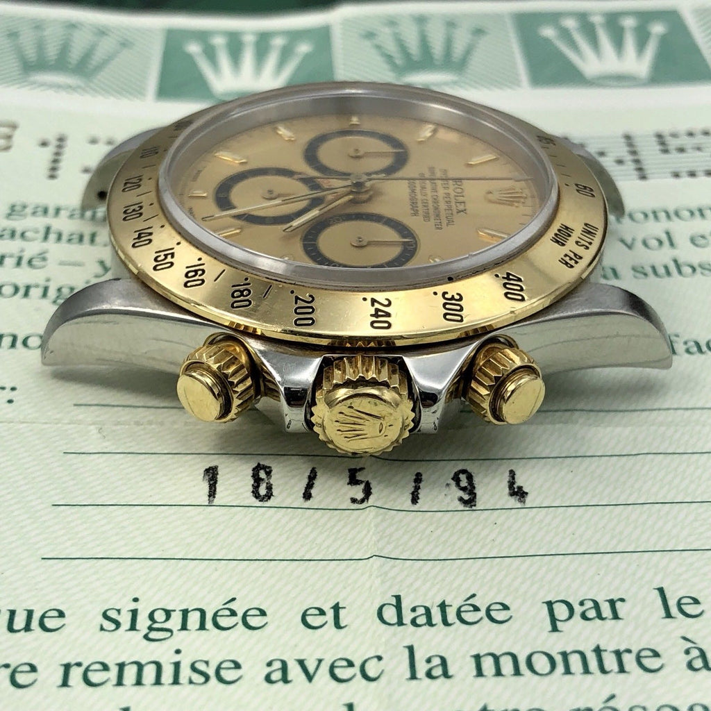 Vintage Rolex Daytona 16523 1993/4 N Serial Full Set Box Papers