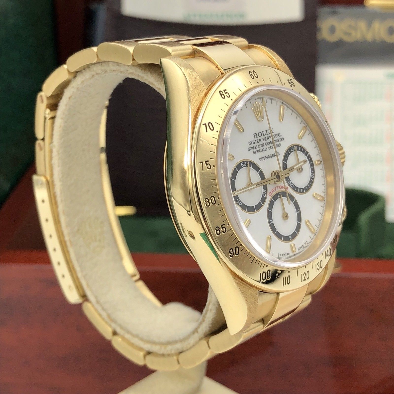 Vintage Rolex Daytona 16528 Porcelain Dial zenith 1989 L Serial Full Set Papers