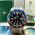 Vintage Rolex GMT Master 1675 Last Generation Full Set Punch Papers Box 1979