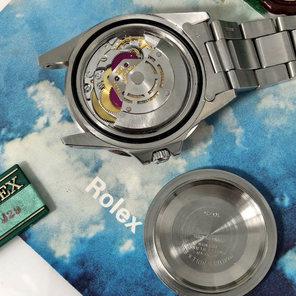 Vintage Rolex GMT Master 1675 Last Generation Full Set Punch Papers Box 1979