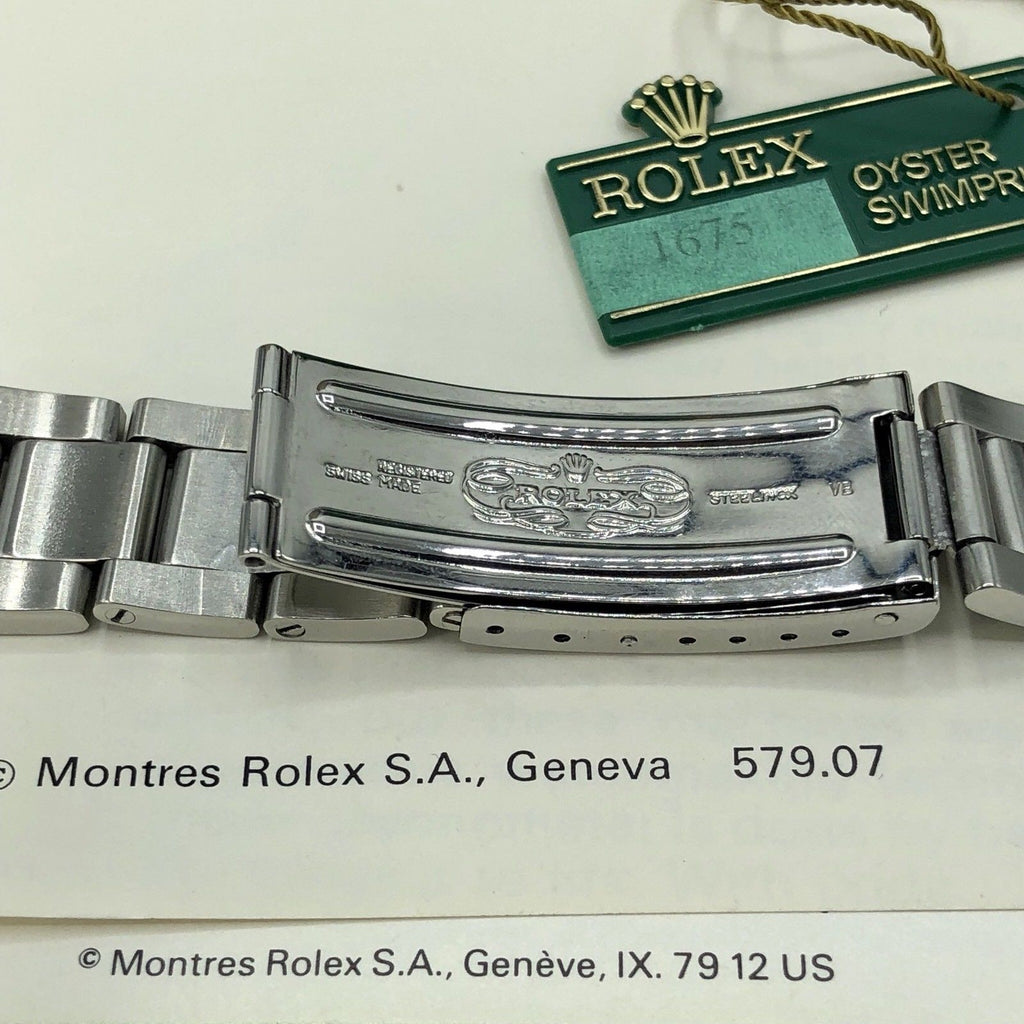 Vintage Rolex GMT Master 1675 Last Generation Full Set Punch Papers Box 1979