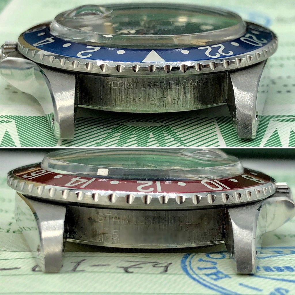 Vintage Rolex GMT Master 1675 Last Generation Full Set Punch Papers Box 1979