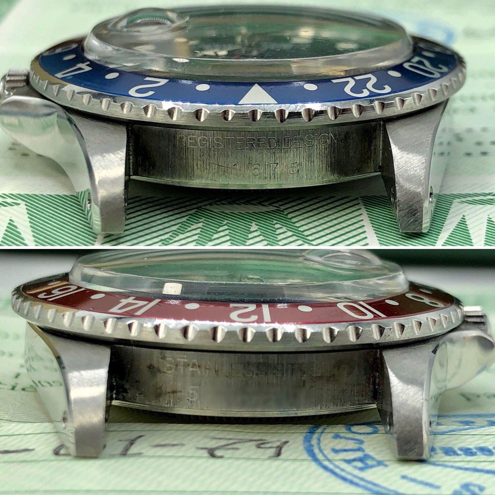 Vintage Rolex GMT Master 1675 Last Generation Full Set Punch Papers Box 1979