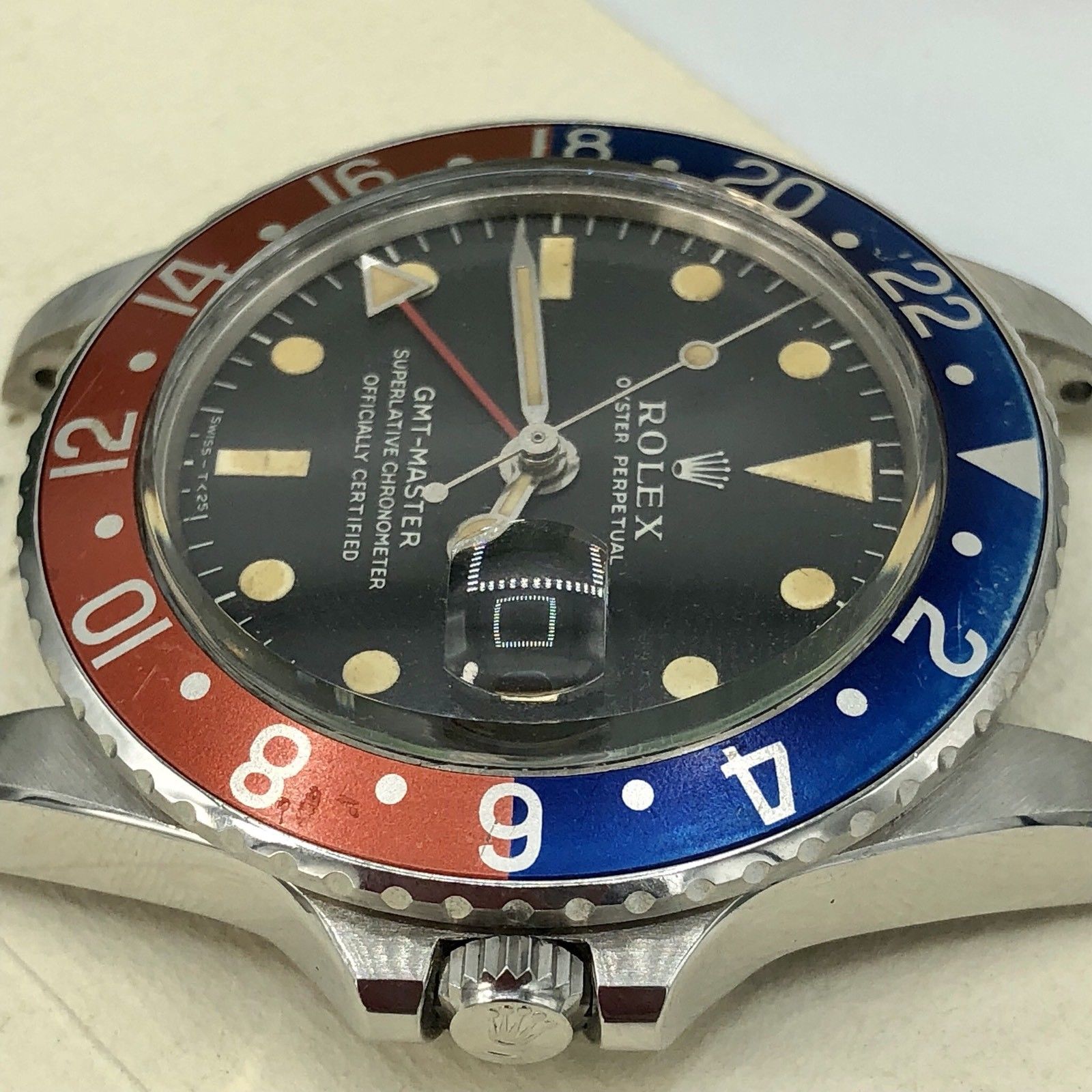 Vintage Rolex GMT Master 1675 Long E Mk1 Dial Full Set Punch Papers Box 1968