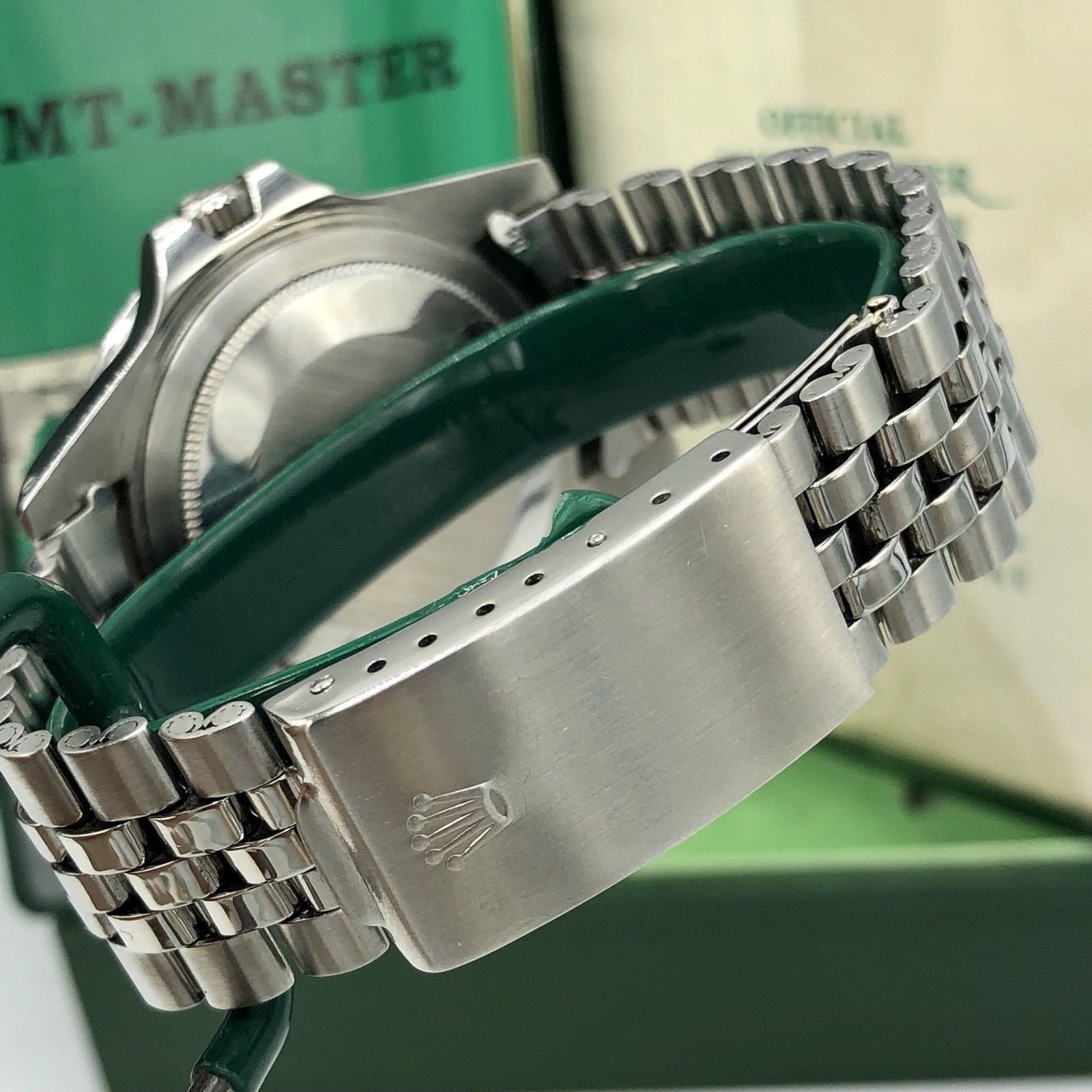 Vintage Rolex GMT Master 1675 Long E Mk1 Dial Full Set Punch Papers Box 1968