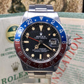 1973 Vintage Rolex GMT Master 1675 Mk2 Dial Full Set Punch Papers Box