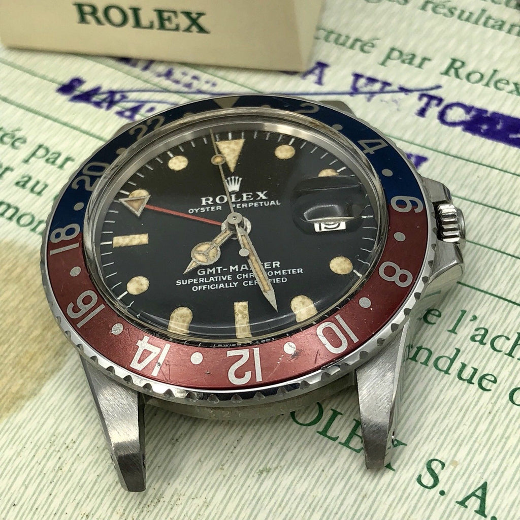 1973 Vintage Rolex GMT Master 1675 Mk2 Dial Full Set Punch Papers Box