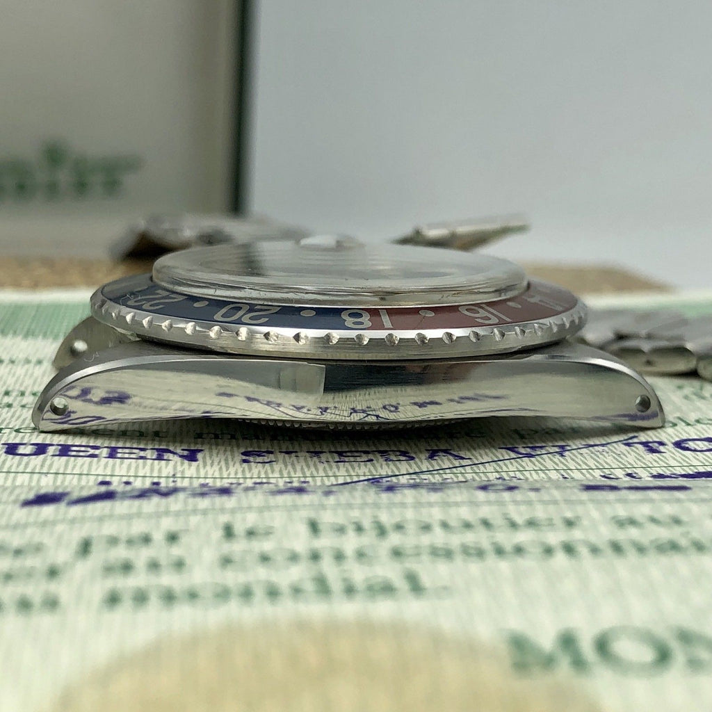 1973 Vintage Rolex GMT Master 1675 Mk2 Dial Full Set Punch Papers Box