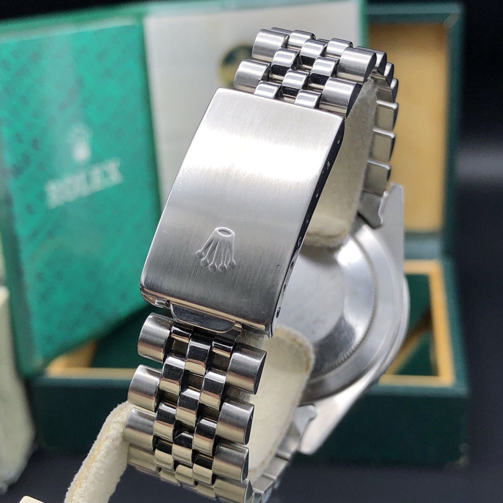 Vintage Rolex GMT Master 16750 Glossy Patina Dial Full Set Punch Papers Box 1984