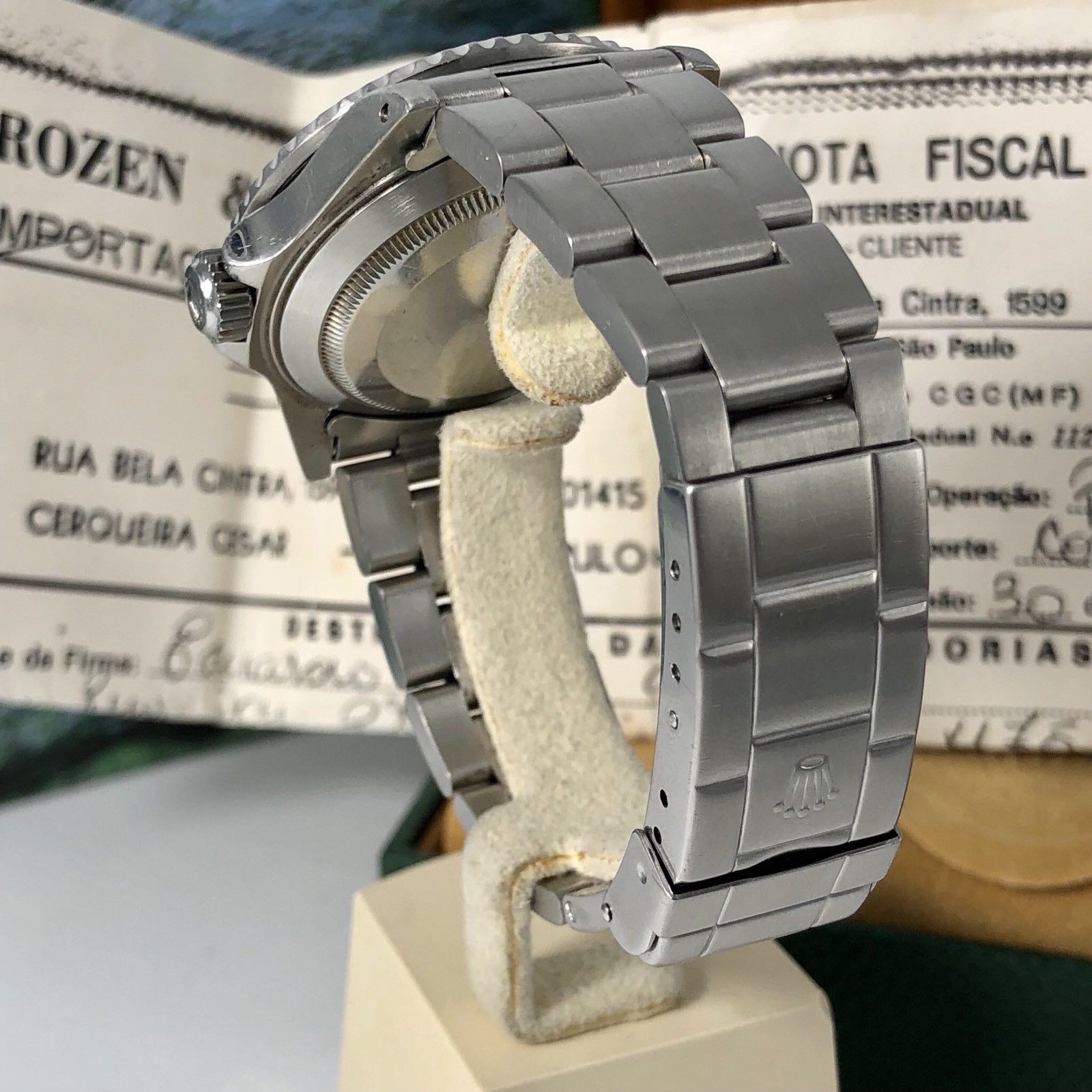 Vintage Rolex Submariner 16610 Patina Dial 1990 with invoice