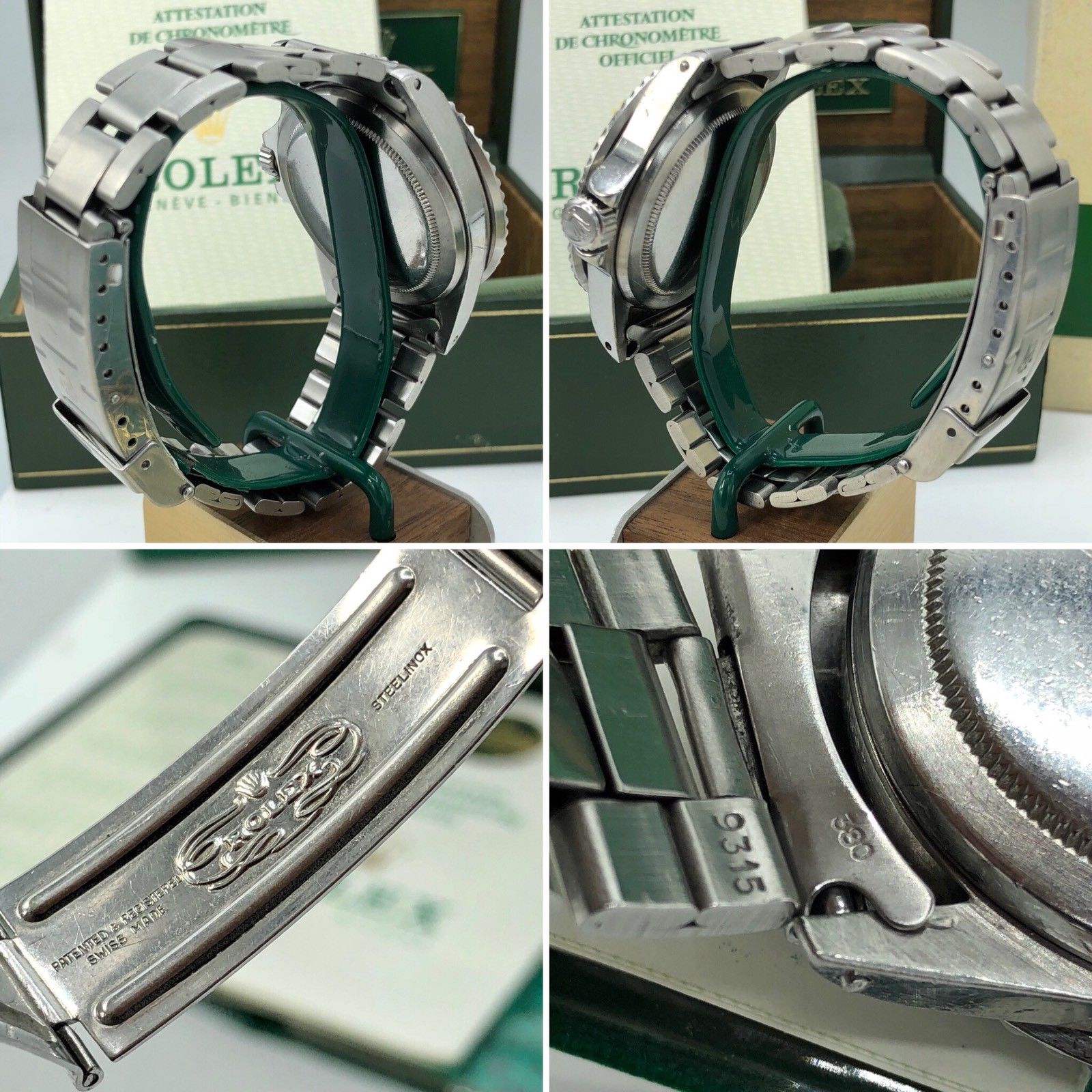 Vintage Rolex Submariner 1680 Red MKVI Patina Dial 1970-71 full set box & Paper