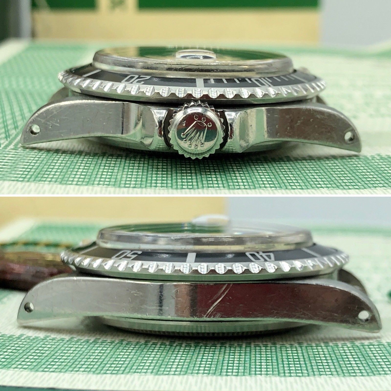 Vintage Rolex Submariner 1680 Red MKVI Patina Dial 1970-71 full set box & Paper
