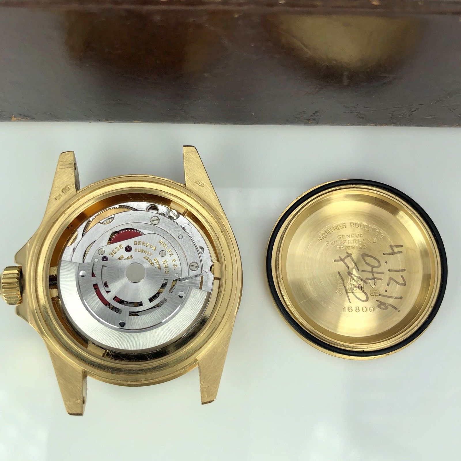 1981 Vintage Rolex Submariner 16808 Full Tropical Dial Full Set Papers Box