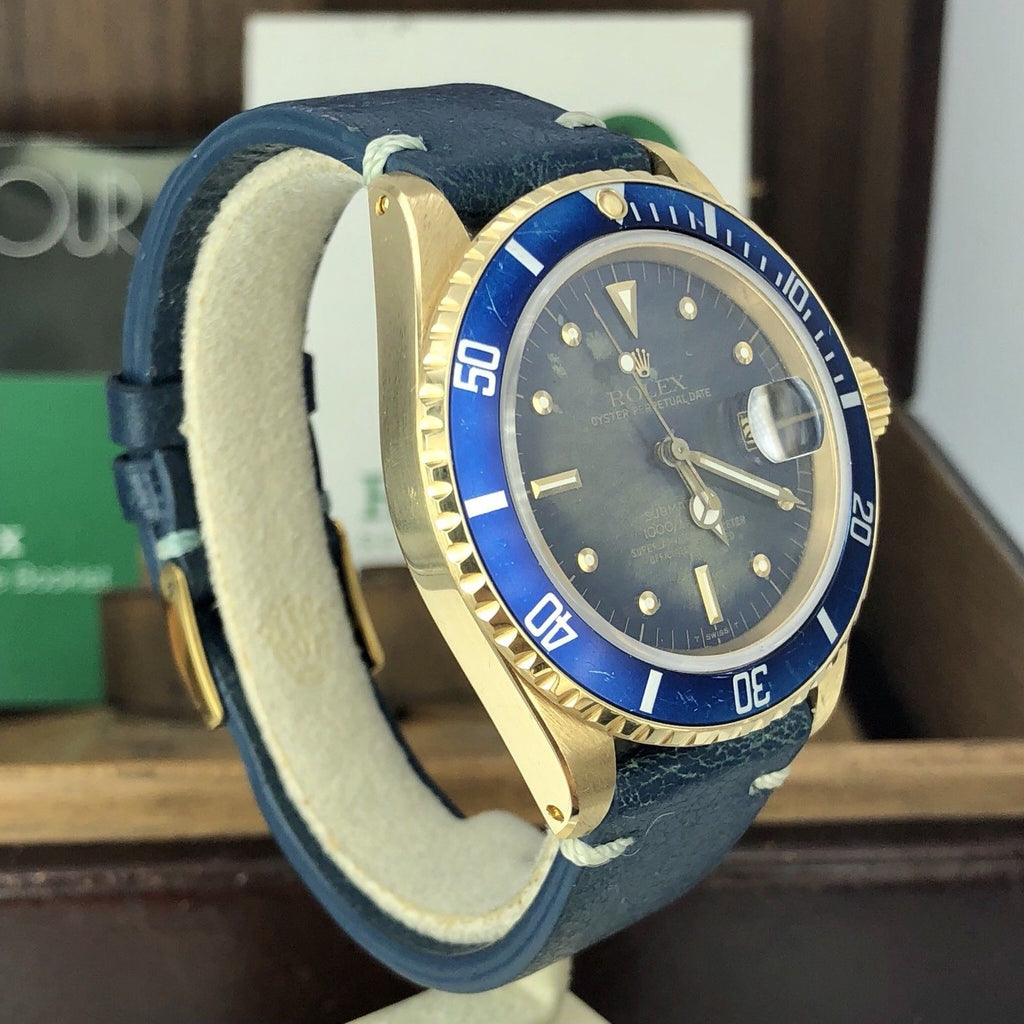 1981 Vintage Rolex Submariner 16808 Full Tropical Dial Full Set Papers Box