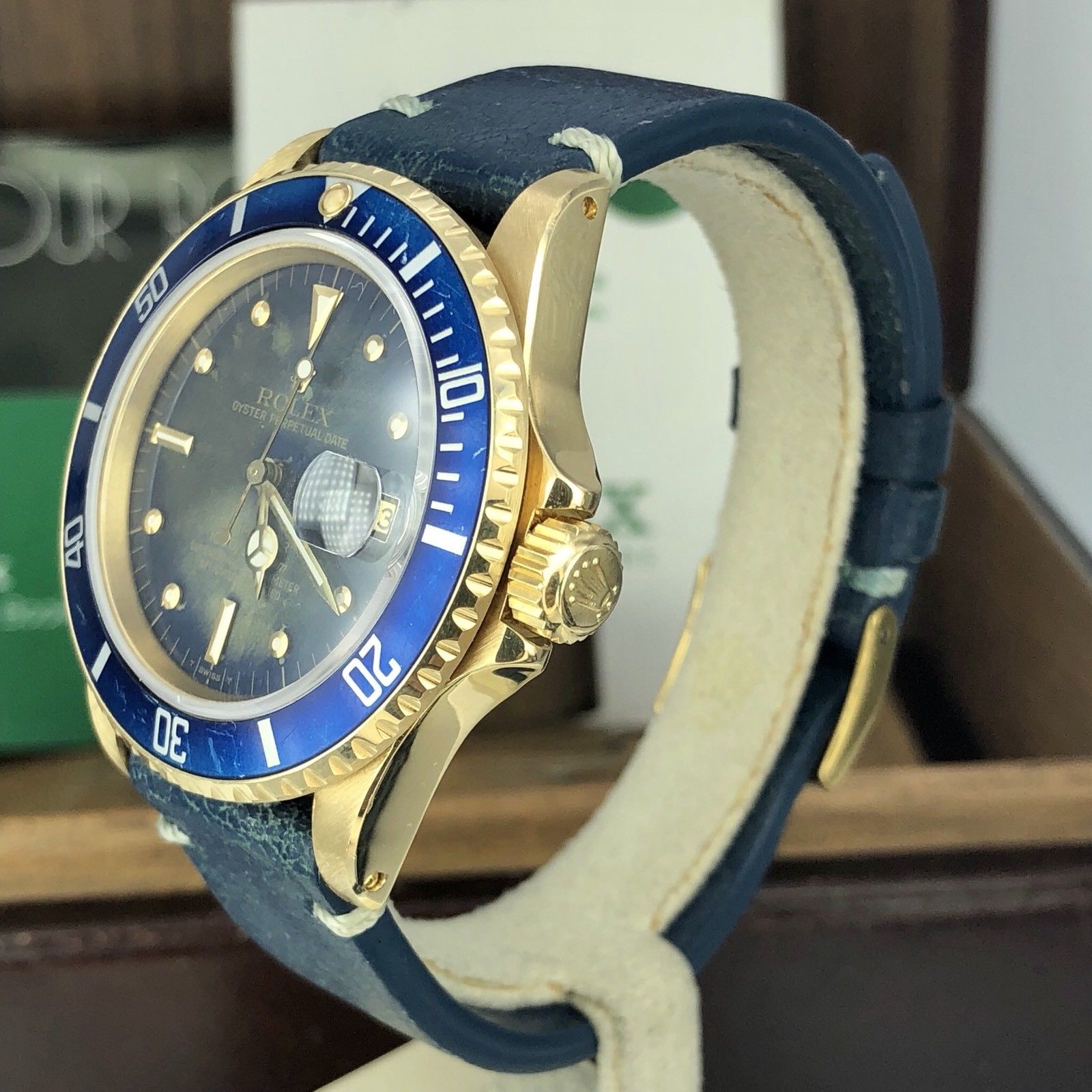 1981 Vintage Rolex Submariner 16808 Full Tropical Dial Full Set Papers Box