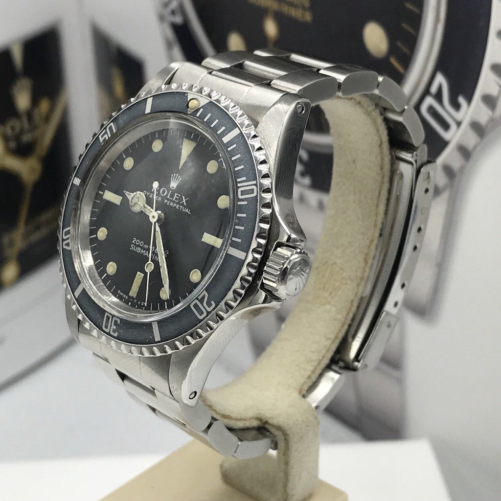 Vintage Rolex Submariner 5513 Meter First & Full Set Box Papers 1966