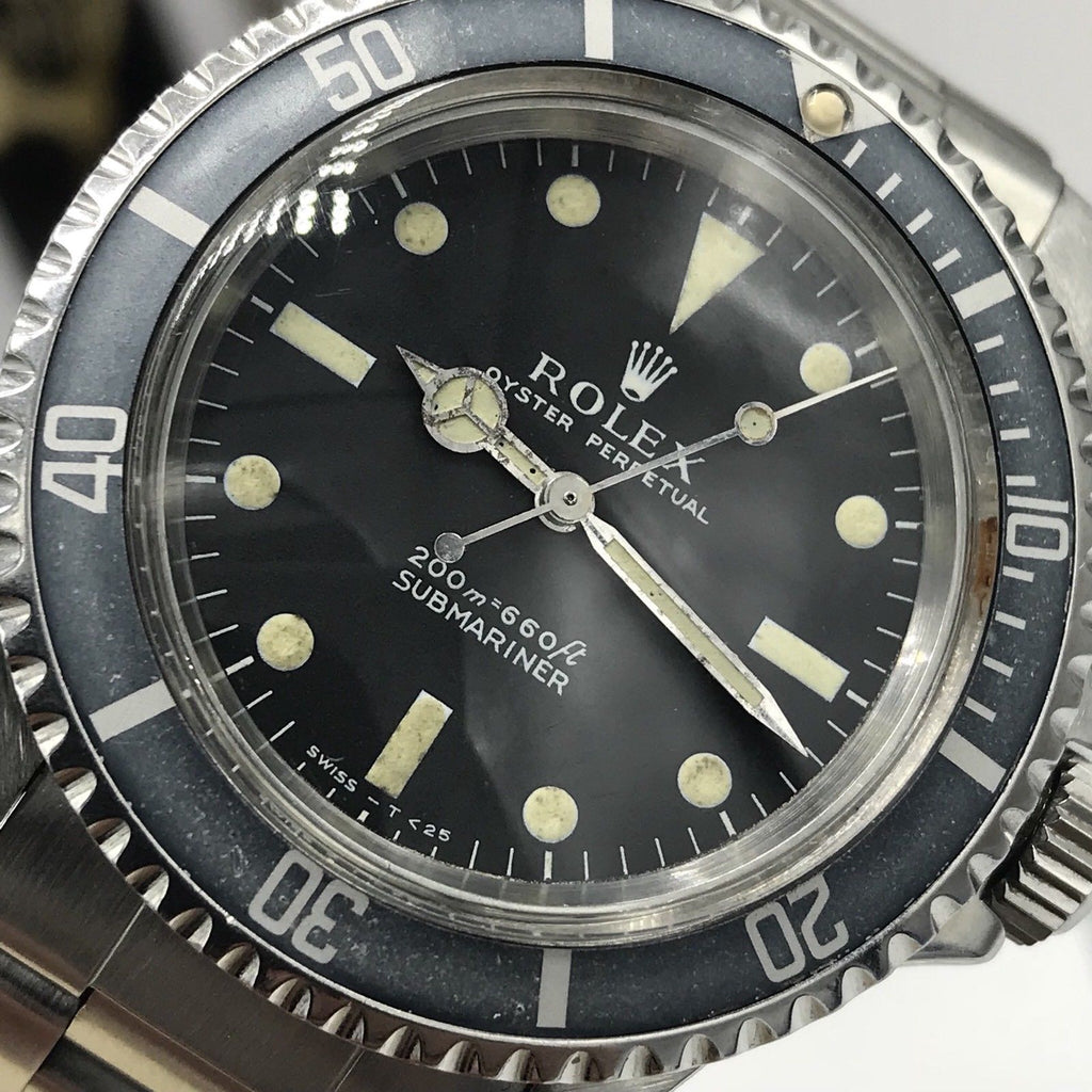 Vintage Rolex Submariner 5513 Meter First & Full Set Box Papers 1966