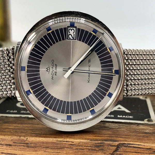 Vintage Swiss Movado HS 360 Kingmatic S Sub-Sea Automatic