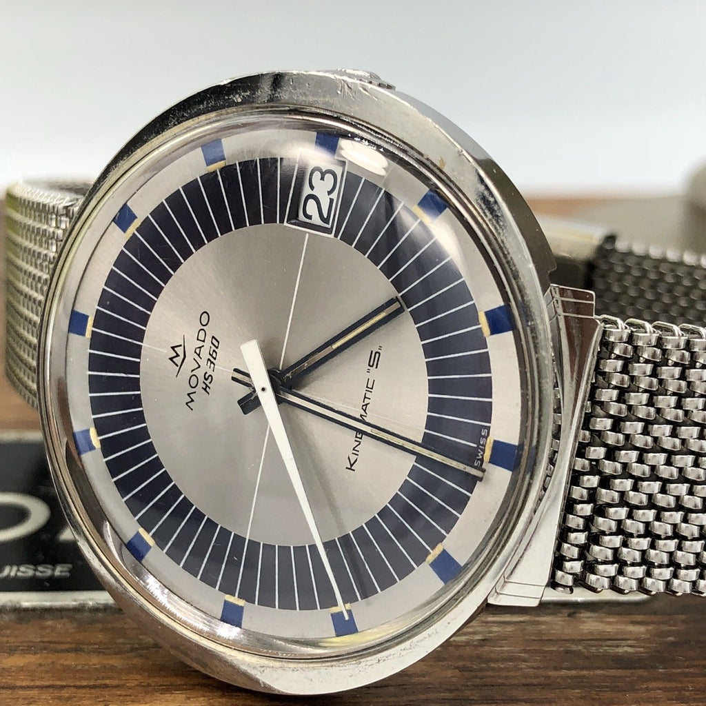 Vintage Swiss Movado HS 360 Kingmatic S Sub-Sea Automatic