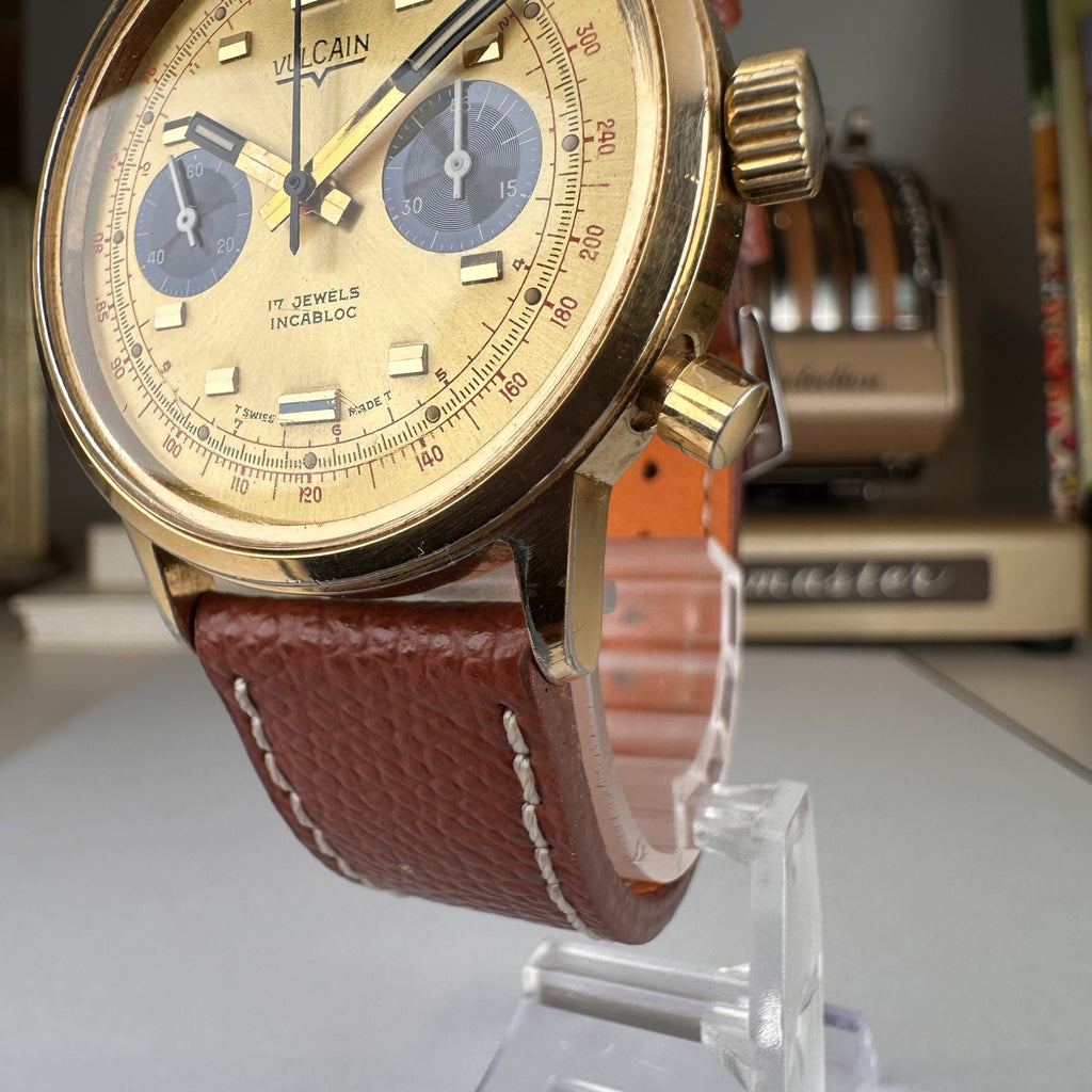 Vintage Vulcain Chronograph Valjoux 7733 movement