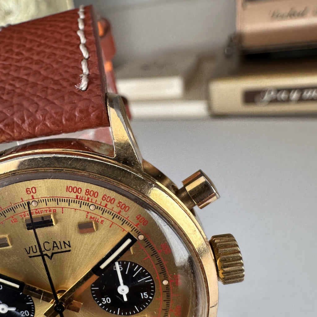 Vintage Vulcain Chronograph Valjoux 7733 movement