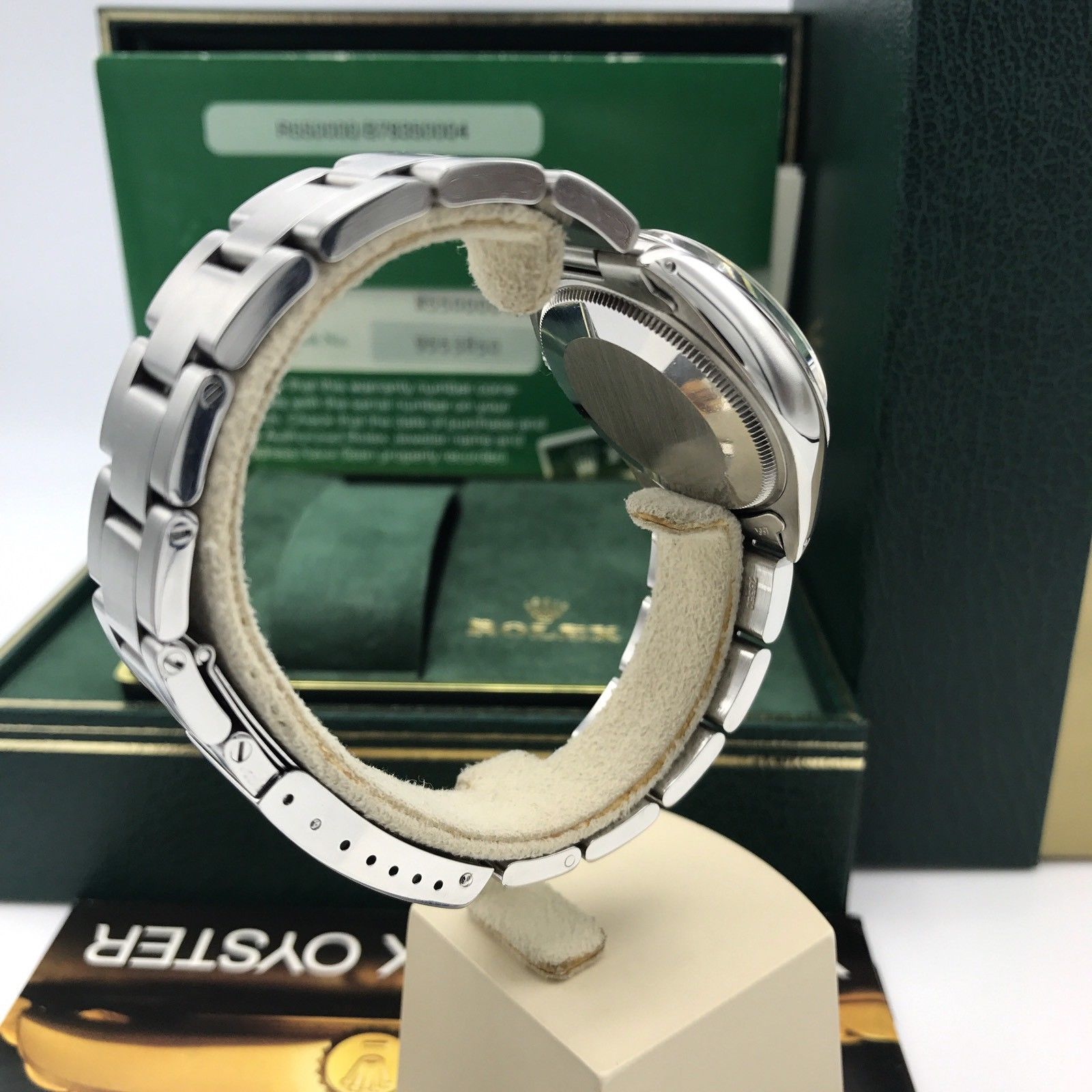 Vintage Rolex AirKing 5500 Original Dial & Hands Full Set 1986 With Papers