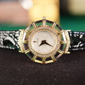 Corum Princess Limelight 24.787.65 18k Yellow Gold Diamond Crystal MOP Dial