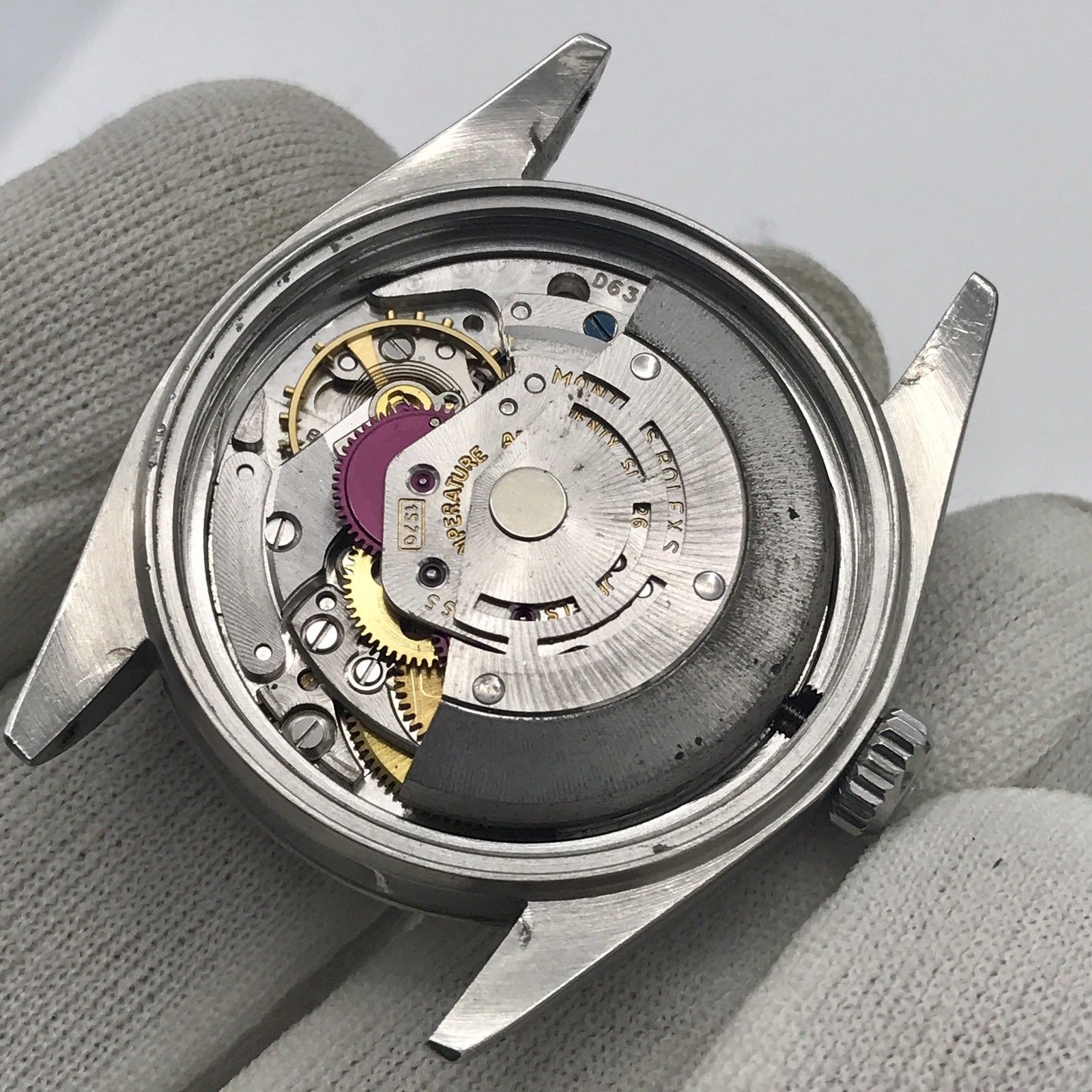 Vintage Rolex 1603 Date just Original Sigma Dial Original Hands 1976