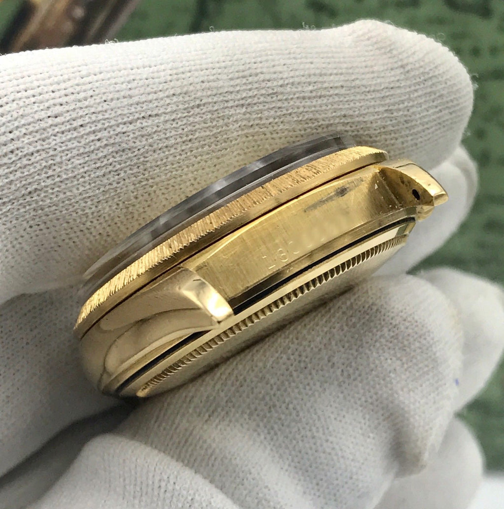 Vintage Rolex Day Date 1807 Solid 18k Gold Factory Dial Unique 18k Bracelet