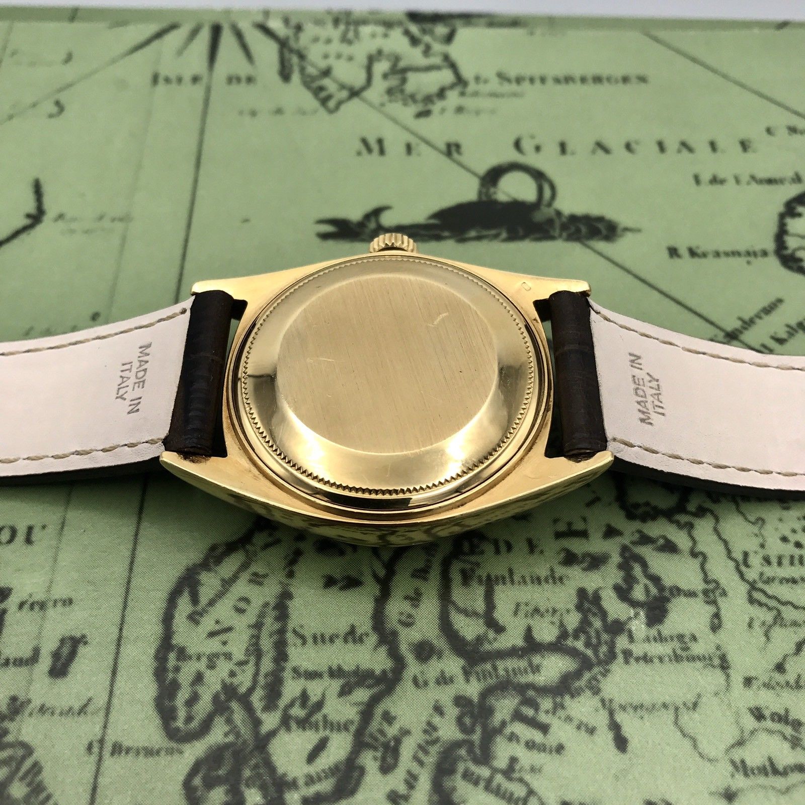 Vintage Rolex Day Date 1803 Solid 18k Gold Factory Dial Sword Hands