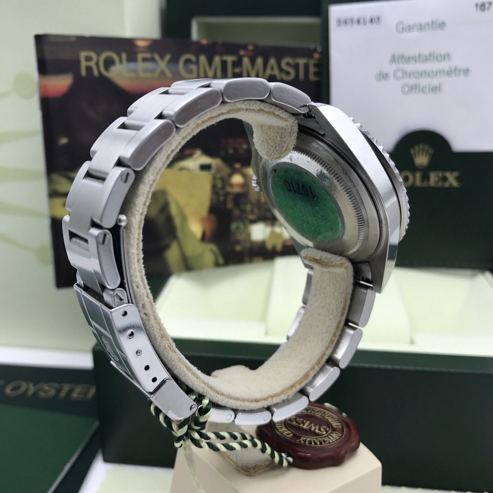 Rolex GMT-Master II 16710 Error Dial Unpolished FULL SET Papers Z Serial 2007