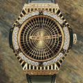 Hublot Big Bang Caviar 41mm Factory Diamond 18k Rose Gold 346.PX.0880.VR.1204