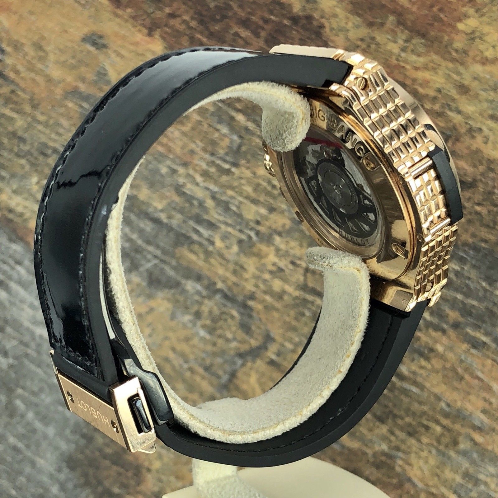 Hublot Big Bang Caviar 41mm Factory Diamond 18k Rose Gold 346.PX.0880.VR.1204
