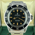 1970 Vintage Rolex 5513 Submariner Pumpkin Meters First Dial With Box