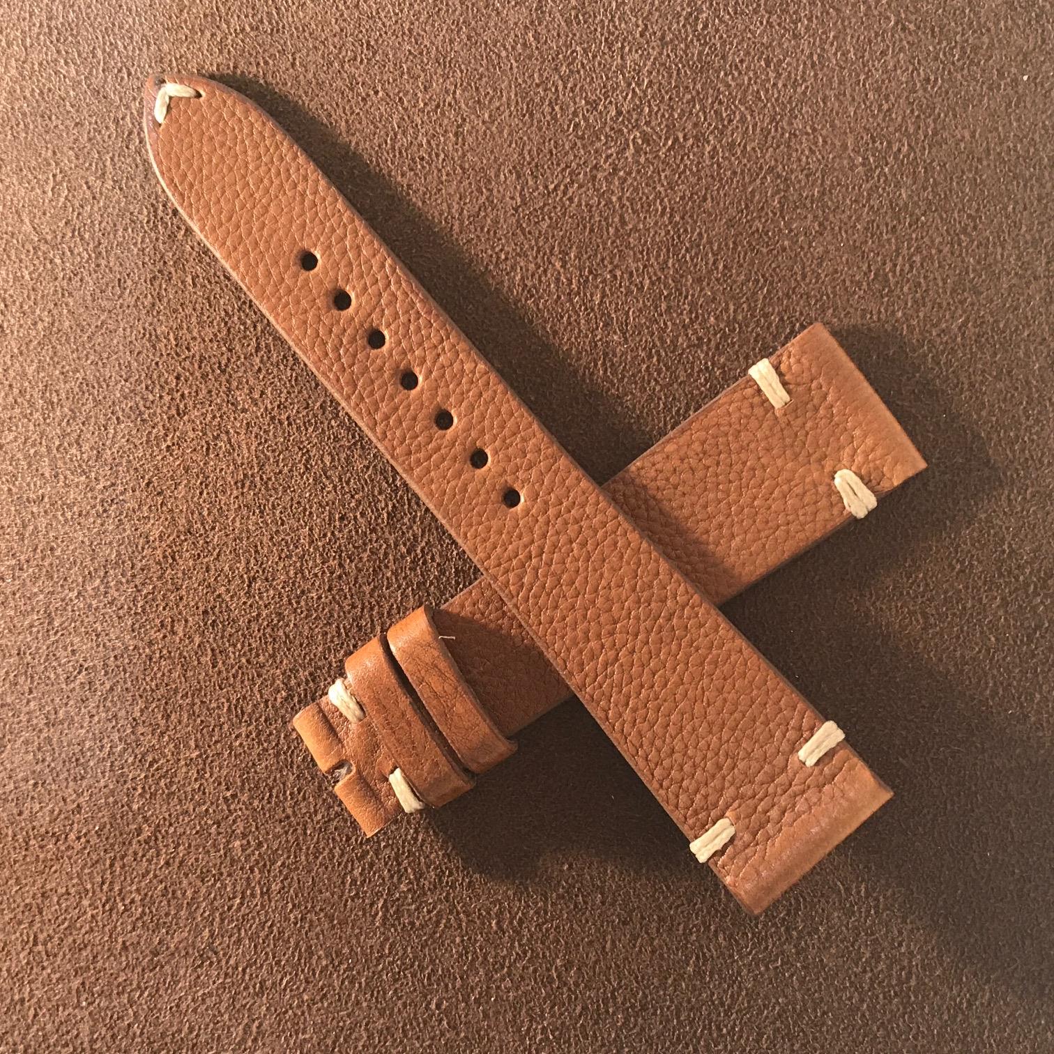 High End Vintage Handcraft Italian Leather Straps 18mm 20mm 21mm
