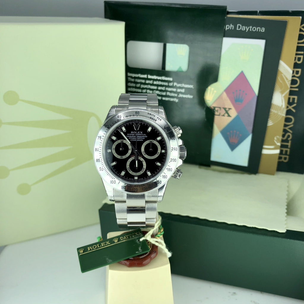 2005 Rolex Daytona 116520 discontinued NOS FULL STICKERS Unworn Box Papers