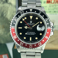 1988 Vintage Rolex GMT Master II 16760 Fat Lady Unpolished Full Set Box & Papers