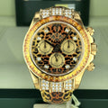 Rolex Daytona 116598 SACO NOS Leopard FULL STICKERS Unworn Box Card