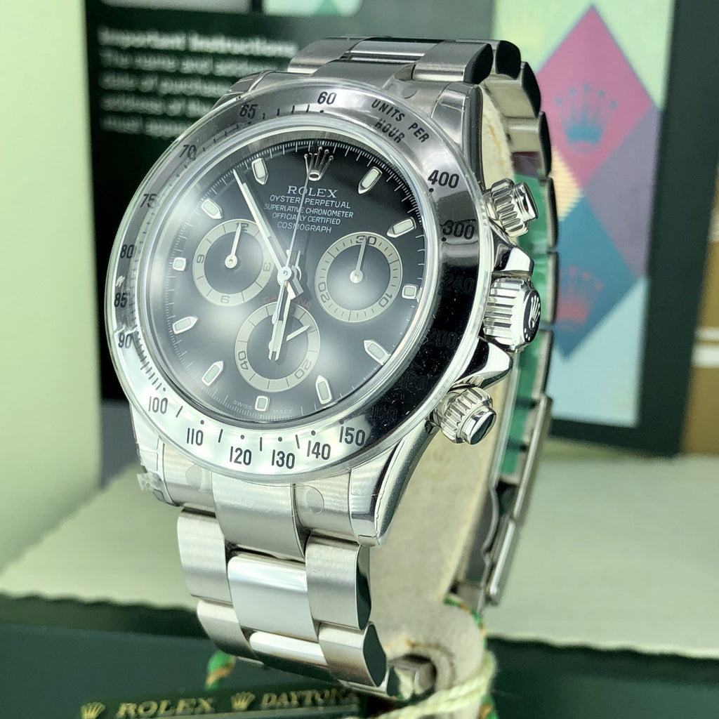 2005 Rolex Daytona 116520 discontinued NOS FULL STICKERS Unworn Box Papers