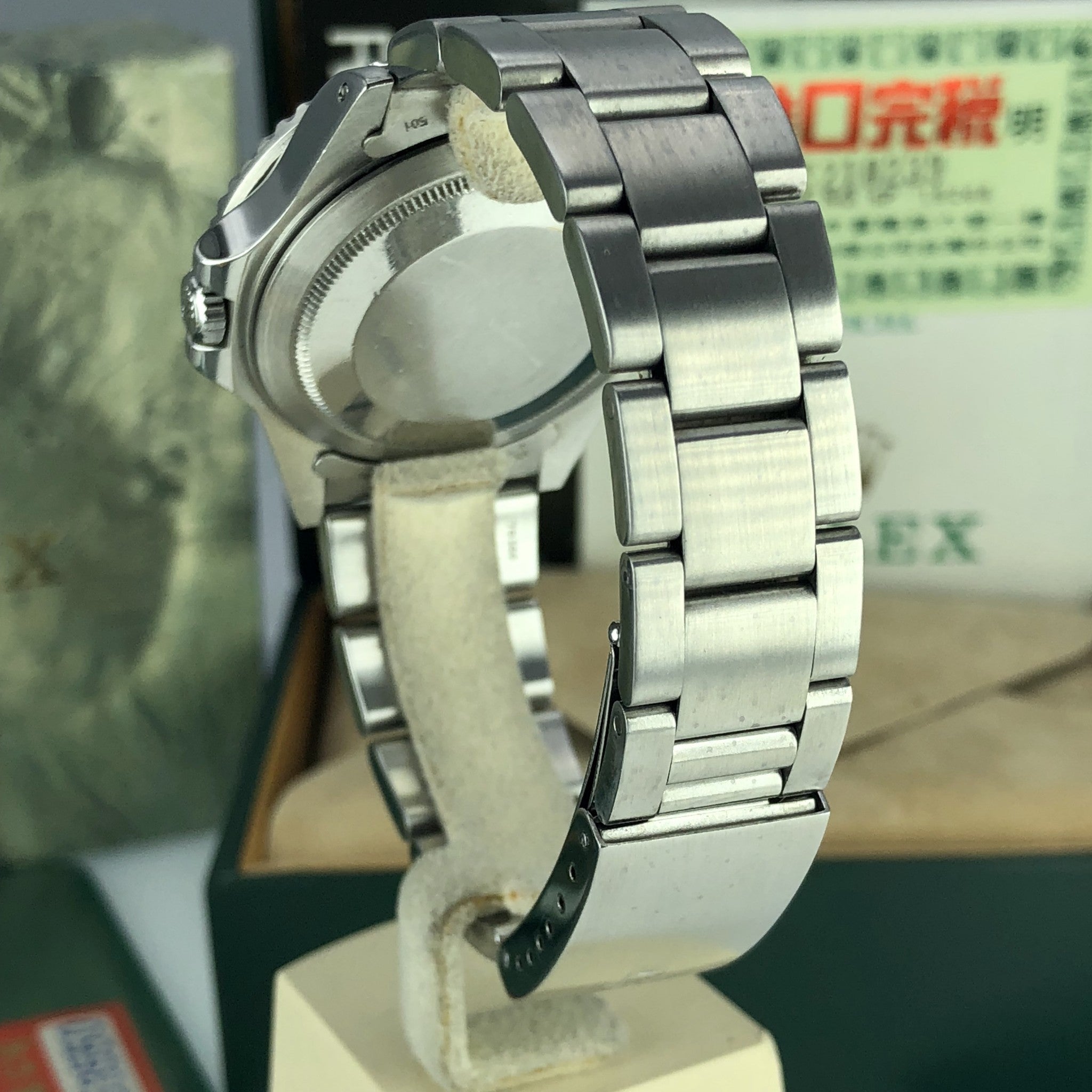1988 Vintage Rolex GMT Master II 16760 Fat Lady Unpolished Full Set Box & Papers