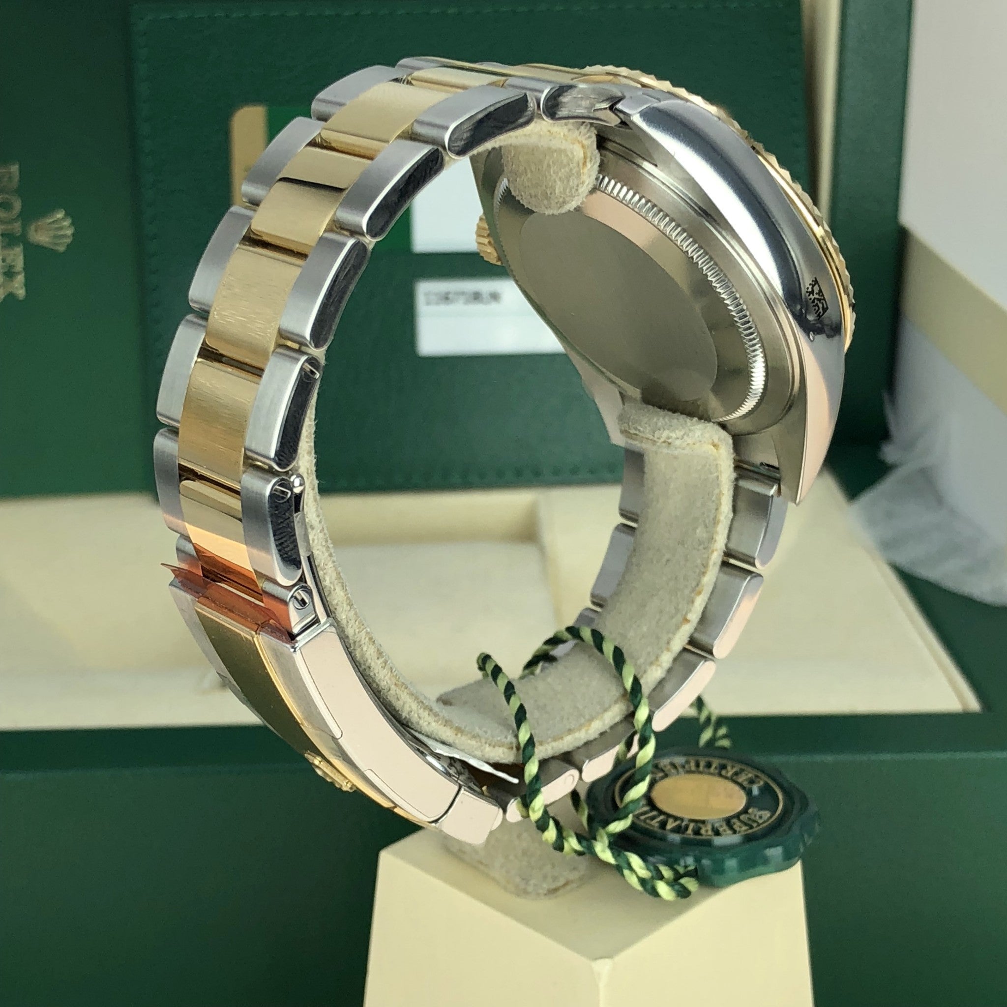 2018 Rolex Sky-Dweller 326933 Two-Tone Black Dial 42mm Unworn box and card